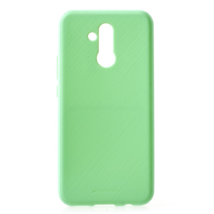 Custodia In Similpelle TPU MERCURY GOOSPERY Stile Lux Per Huawei Mate 20 Lite - Verde-1