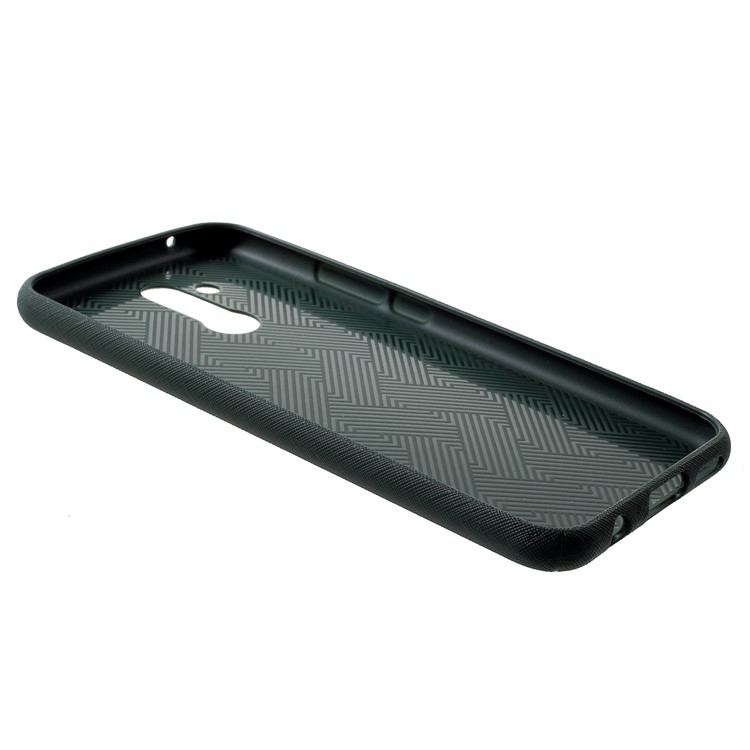 MERCURY GOOSPERY Style Lux Textured TPU Mobile Case for Huawei Mate 20 Lite - Blackish Green-3