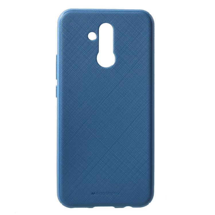 MERCURY GOOSPERY Style Lux Textured TPU Accessory Case for Huawei Mate 20 Lite - Baby Blue-1