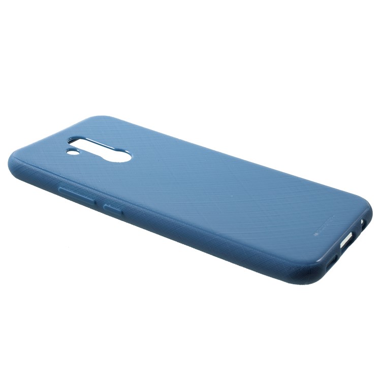 MERCURY GOOSPERY Style Lux Textured TPU Accessory Case for Huawei Mate 20 Lite - Baby Blue-2