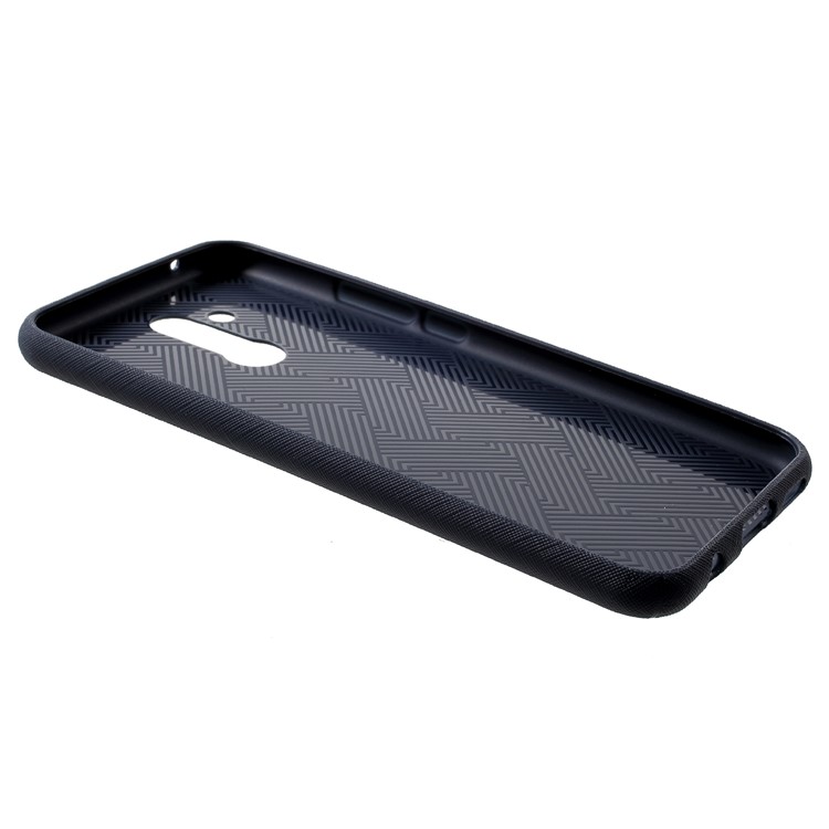 MERCURY GOOSPERY Style Lux Textured TPU Case Cover for Huawei Mate 20 Lite - Dark Blue-3
