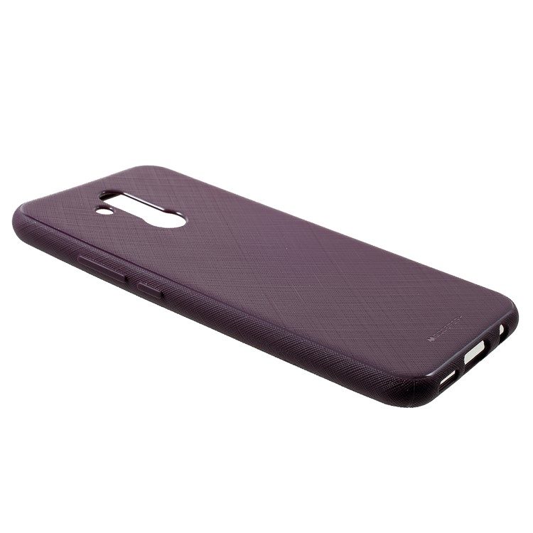 MERCURY GOOSPERY Style Lux Textured TPU Case Shell for Huawei Mate 20 Lite - Purple-2
