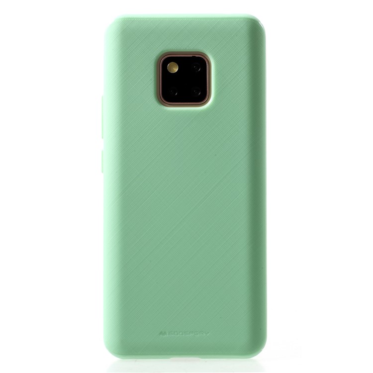MERCURY GOOSPERY Style Lux Textured TPU Mobile Cover for Huawei Mate 20 Pro - Green-1