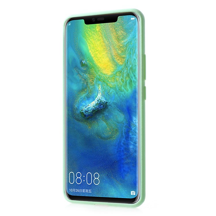 MERCURY GOOSPERY Style Lux Textured TPU Mobile Cover for Huawei Mate 20 Pro - Green-2