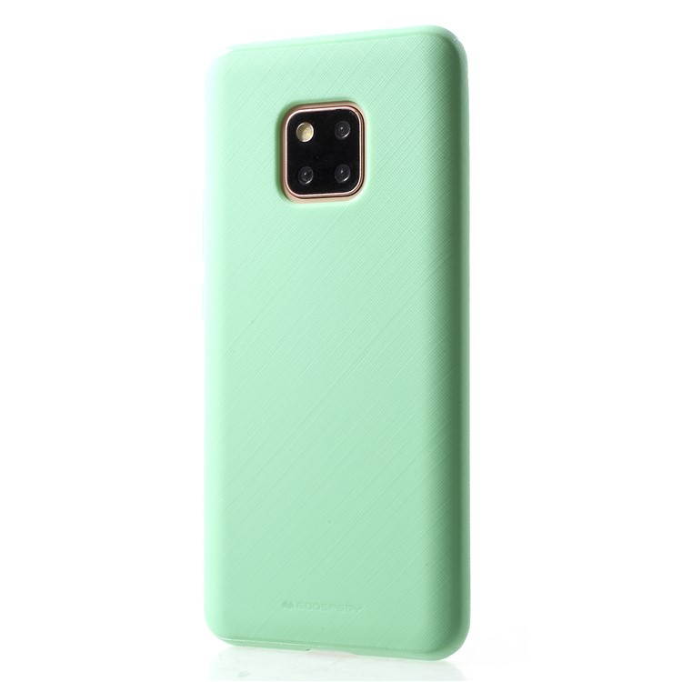 MERCURY GOOSPERY Style Lux Textured TPU Mobile Cover for Huawei Mate 20 Pro - Green-3