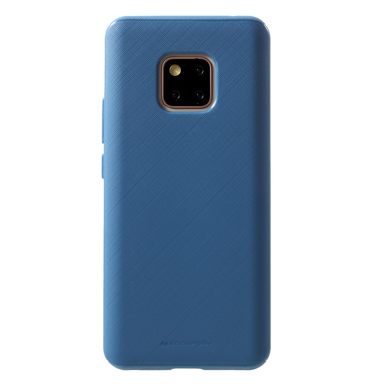 MERCURY GOOSPERY Style Lux Textured TPU Mobile Casing for Huawei Mate 20 Pro - Baby Blue-1