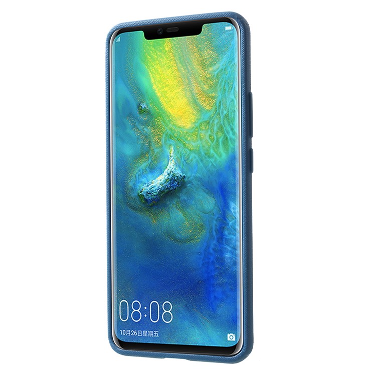 MERCURY GOOSPERY Style Lux Textured TPU Mobile Casing for Huawei Mate 20 Pro - Baby Blue-2