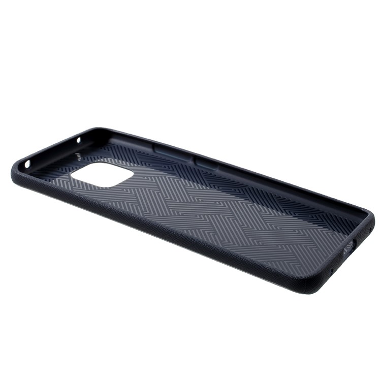 MERCURY GOOSPERY Style Lux Textured TPU Accessory Case for Huawei Mate 20 Pro - Dark Blue-5