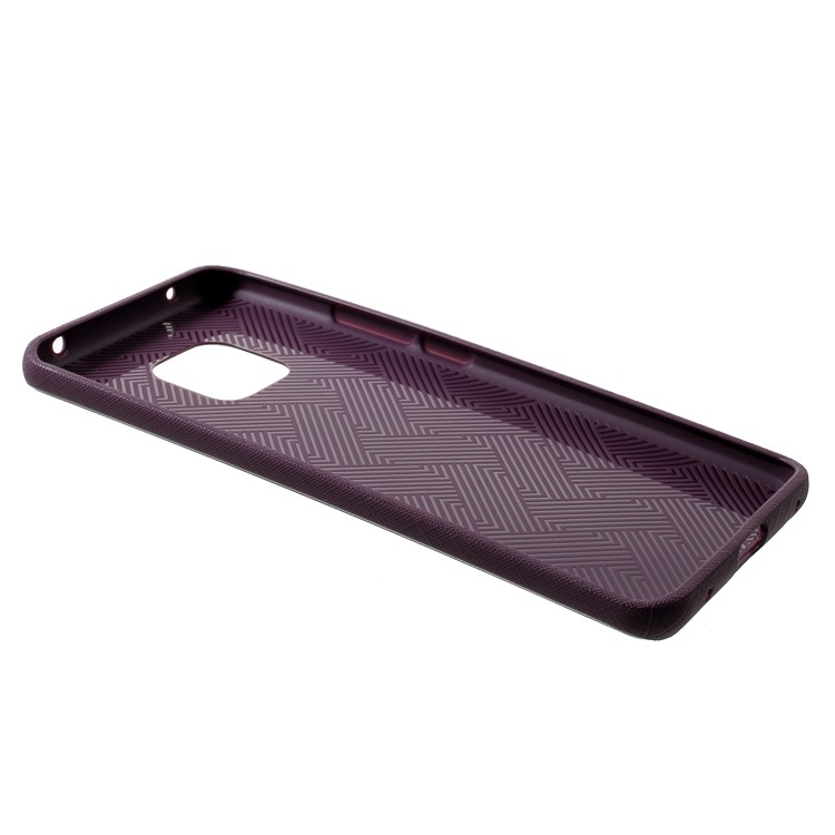 MERCURY GOOSPERY Style Lux Textured TPU Protection for Huawei Mate 20 Pro - Purple-5
