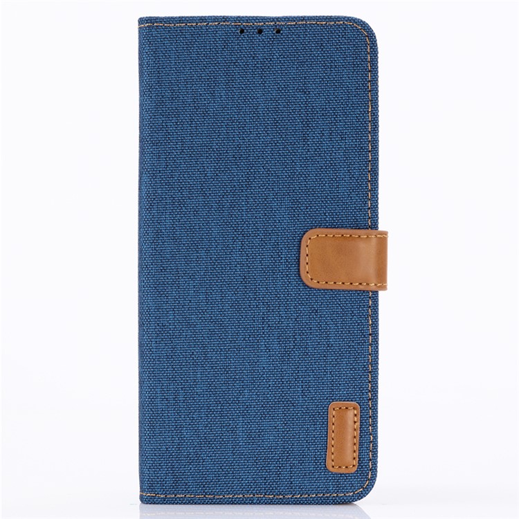 Oxford Cloth Wallet Stand PU Leather Case for Huawei P30 Pro - Baby Blue-1