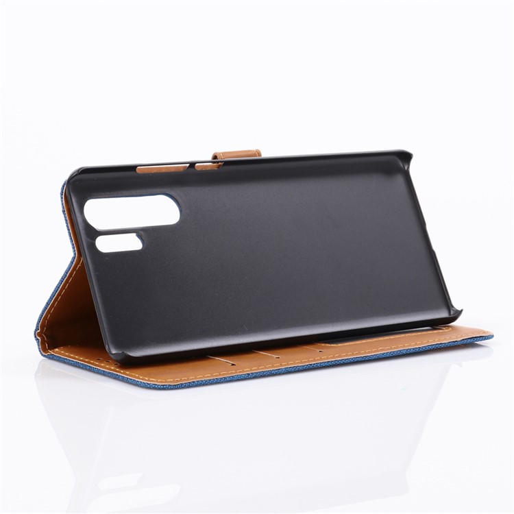 Oxford Cloth Wallet Stand PU Leather Case for Huawei P30 Pro - Baby Blue-5