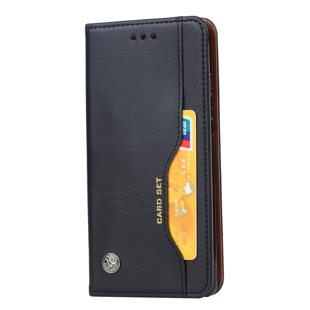 PU Leather Auto-absorbed Stand Wallet Protective Case for Huawei P30 Pro - Black-2