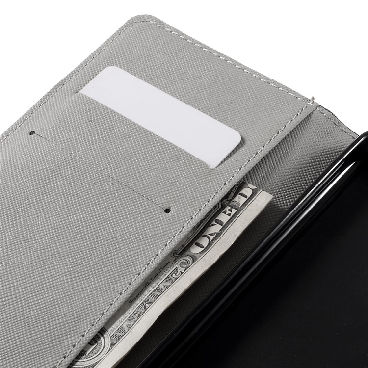 Patterned Leather Folio Cover for Huawei P9 Lite - Cool Bear-7