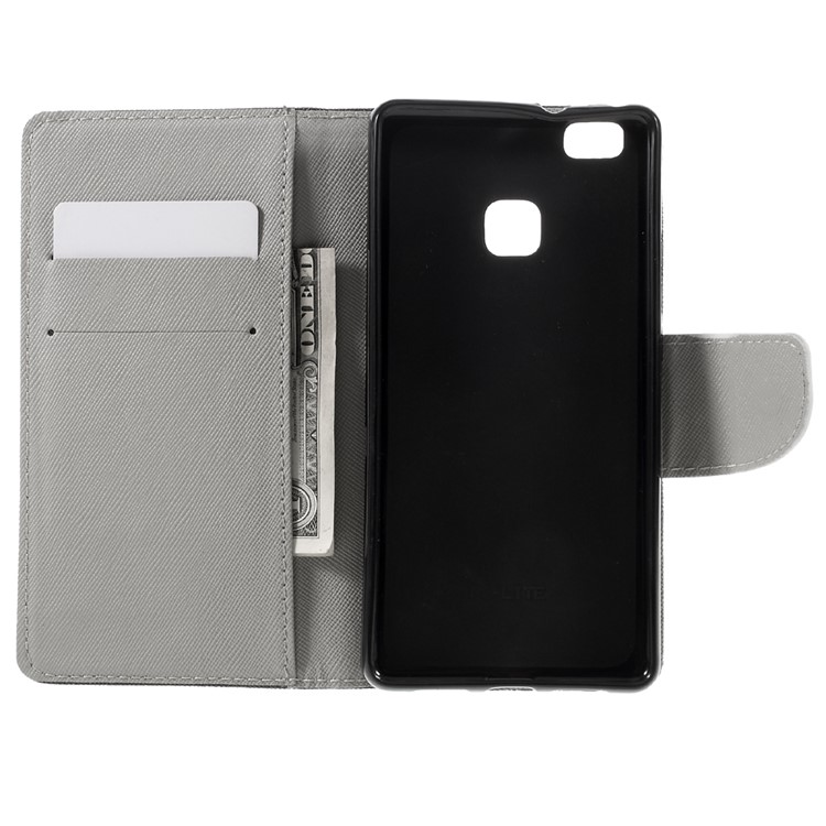 Pattern Printing Leather Flip Cover for Huawei P9 Lite - Camouflage Pattern-6