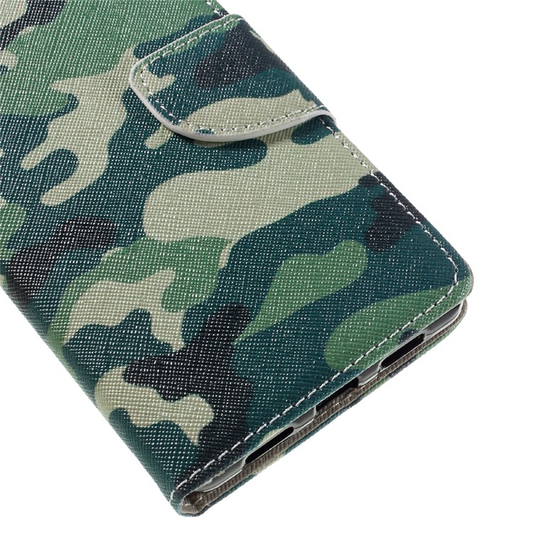 Pattern Printing Leather Flip Cover for Huawei P9 Lite - Camouflage Pattern-8