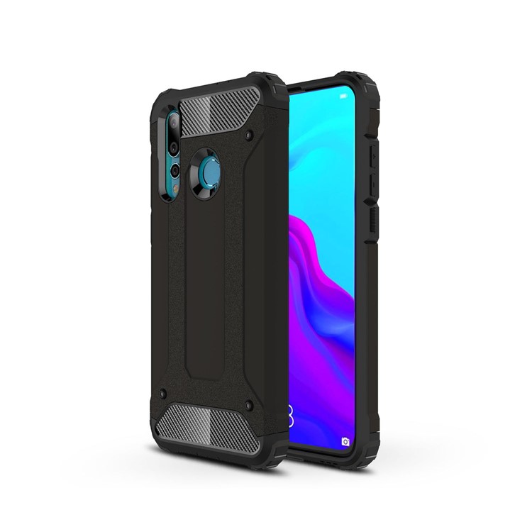 Armor Guard Plastic + TPU Hybrid Back Casing for Huawei nova 4 - Black-1