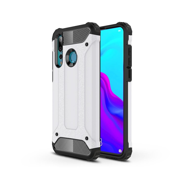 Armor Guard Plastic + TPU Hybrid Back Case for Huawei nova 4 - White-1
