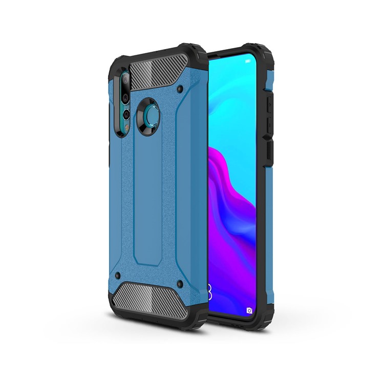 Armor Guard Plastic + TPU Hybrid Back Mobile Shell for Huawei nova 4 - Baby Blue-1