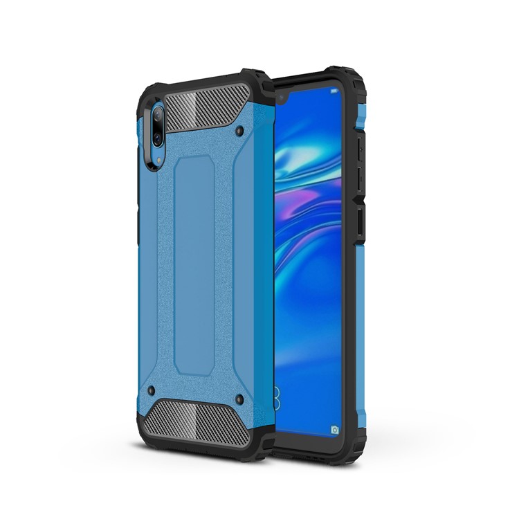 Armor Guard Plastic + TPU Hybrid Accessory Casing for Huawei Enjoy 9 / Y7 Pro (2019) - Baby Blue-1
