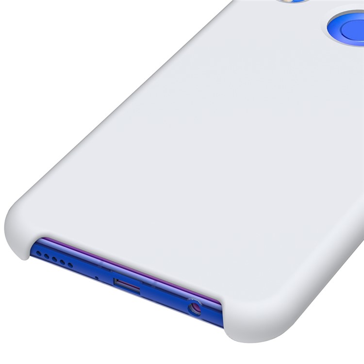 Liquid Silicone Protector Cover for Huawei nova 3 - White-3