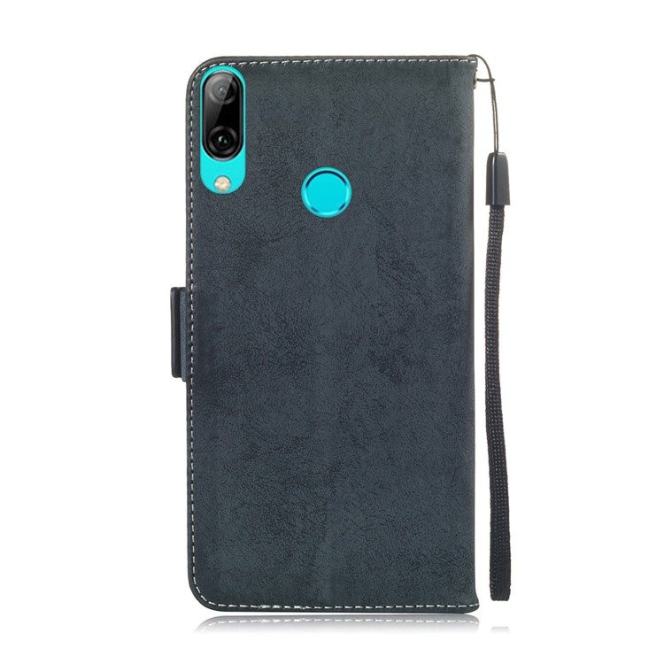 Retro Style PU Leather Cell Phone Case for Huawei P Smart (2019) / Honor 10 Lite - Black-3