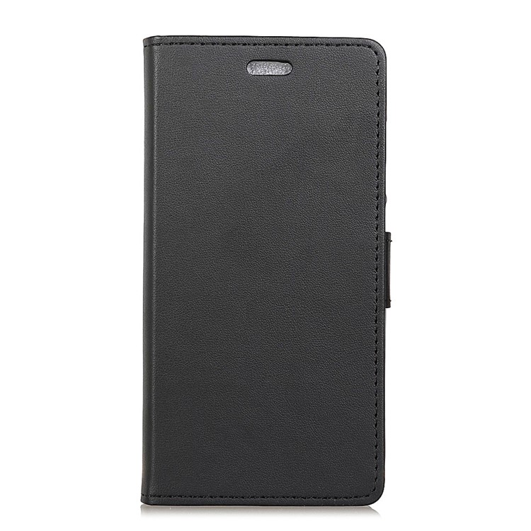 Wallet Stand PU Leather Mobile Case for Huawei Y7 (2019) - Black-2