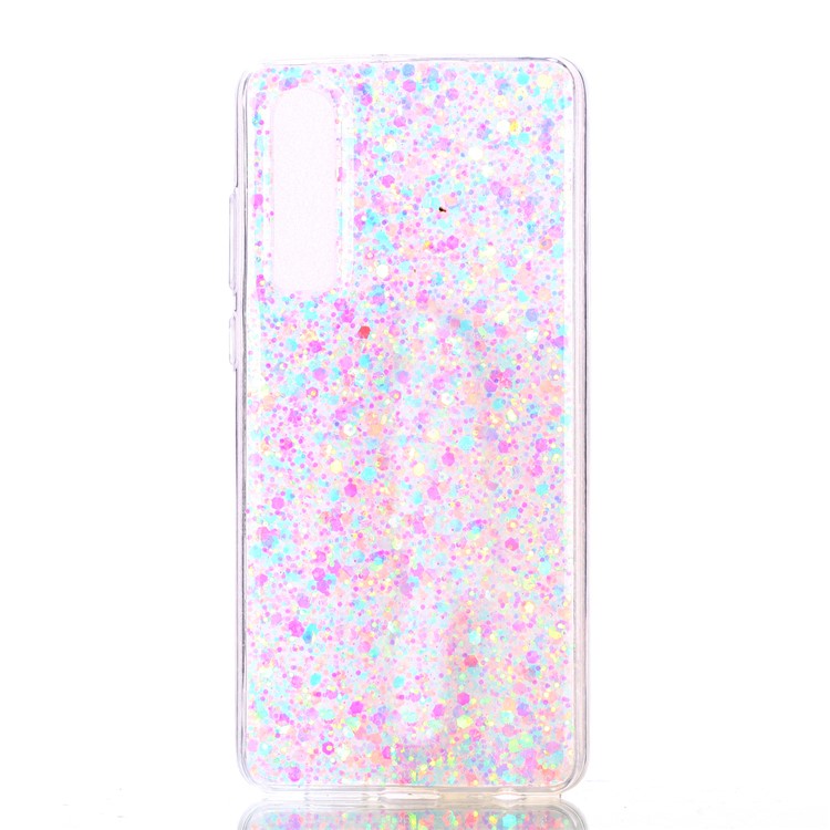 Glitter Sequins Glossy Acrylic + TPU Hybrid Mobile Shell for Huawei P30 - Multi-color-2