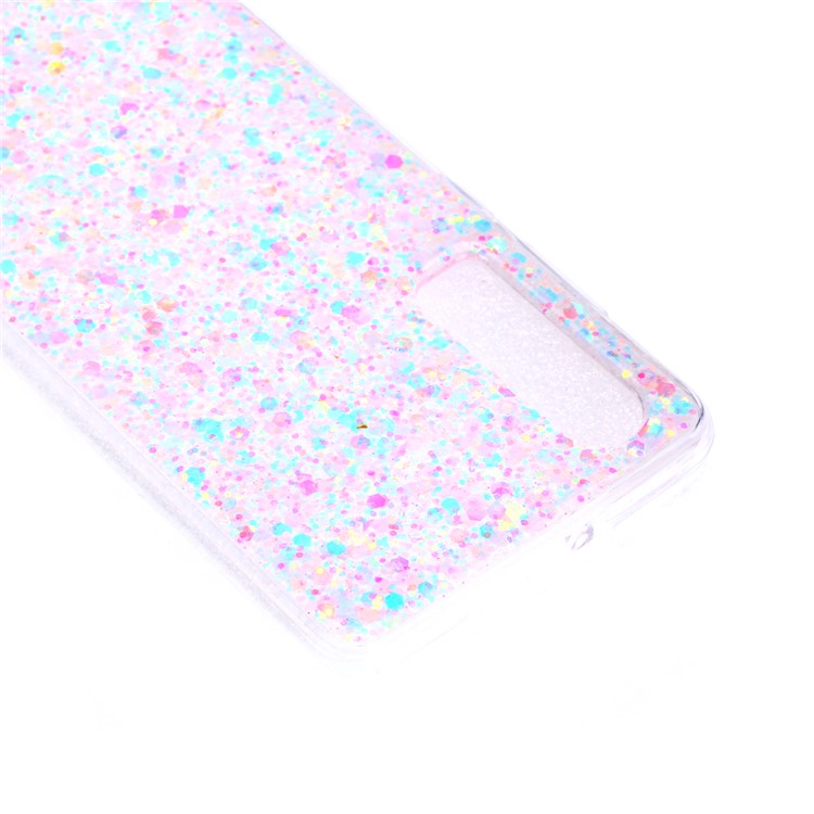 Glitter Sequins Glossy Acrylic + TPU Hybrid Mobile Shell for Huawei P30 - Multi-color-4
