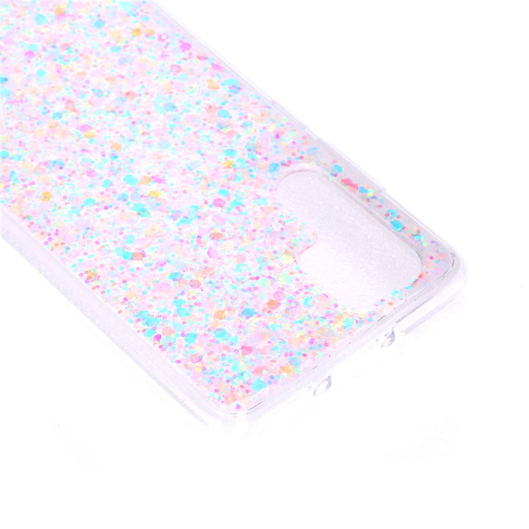Glitter Sequins Glossy Acrylic + TPU Hybrid Phone Casing for Huawei P30 Pro - Multi-color-4
