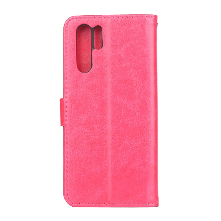 ENKAY Crazy Horse PU Leather Protective Cover for Huawei P30 Pro - Rose-2