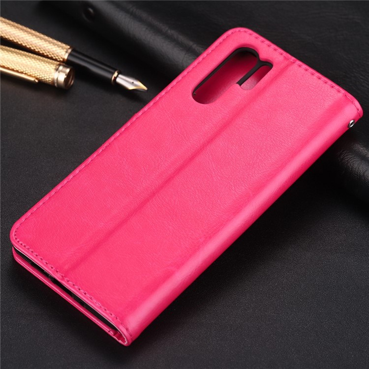 ENKAY Crazy Horse PU Leather Protective Cover for Huawei P30 Pro - Rose-4