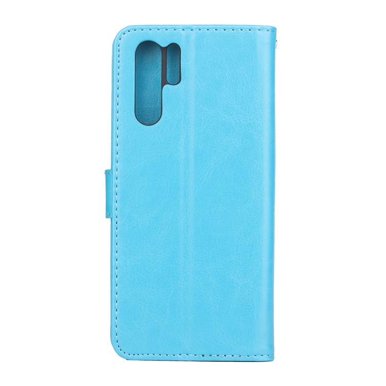 ENKAY Crazy Horse PU Leather Protective Shell for Huawei P30 Pro - Blue-2