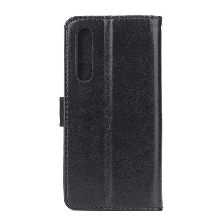 ENKAY Crazy Horse PU Leather Protective Case for Huawei P30 - Black-2