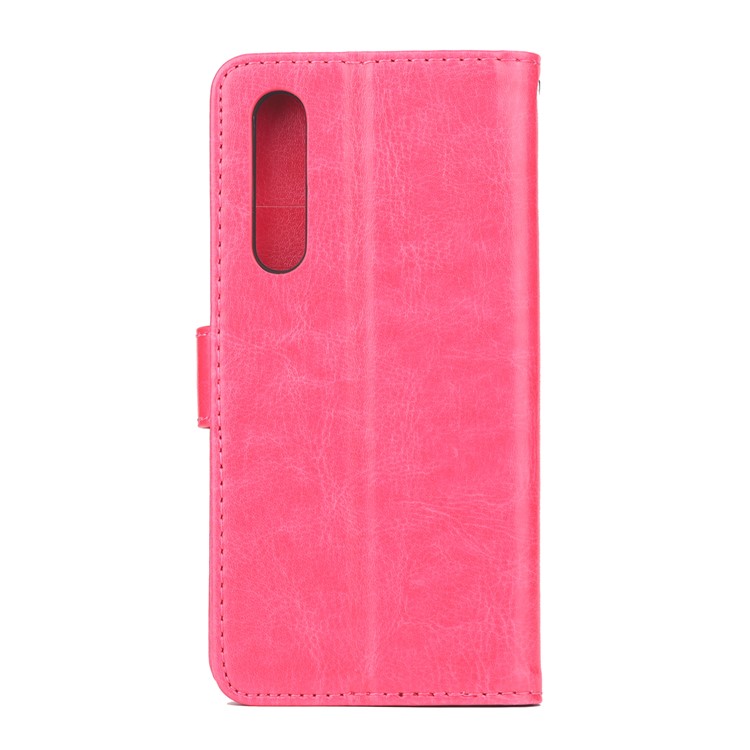 ENKAY Crazy Horse PU Leather Protective Cover for Huawei P30 - Rose-2