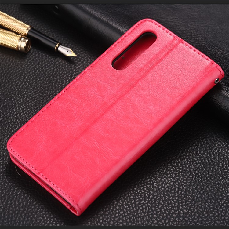 ENKAY Crazy Horse PU Leather Protective Cover for Huawei P30 - Rose-4