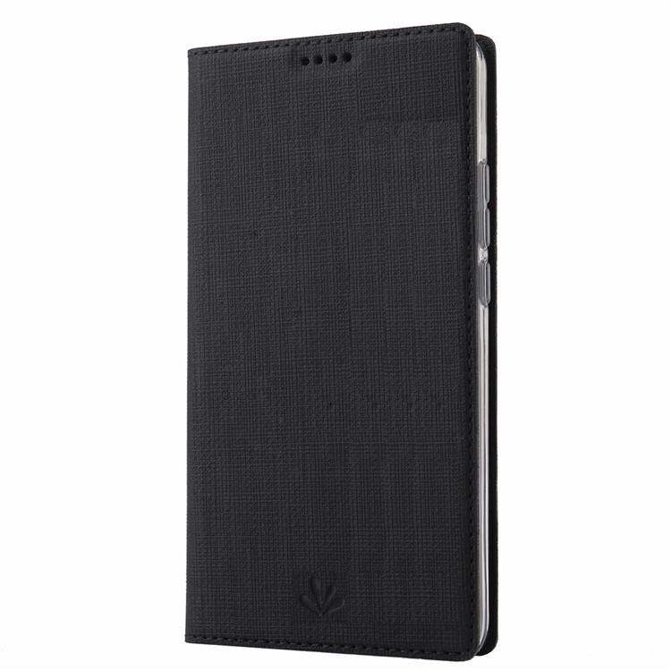 VILI DMX Cross Texture Leather Stand Case with Card Slot for Huawei Honor Magic 2 - Black-2