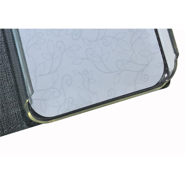 VILI DMX Cross Texture Leather Stand Cover with Card Slot for Huawei Honor Magic 2 - Grey-11