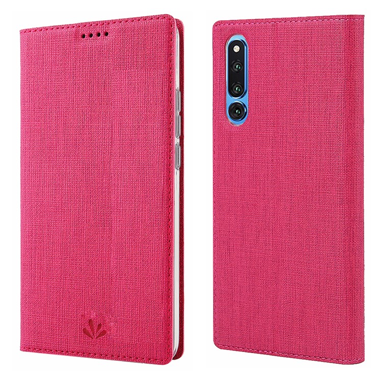 VILI DMX Cross Texture Leather Card Holder Case for Huawei Honor Magic 2 - Rose-1