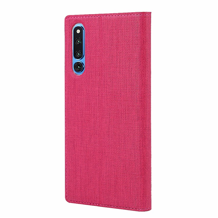 VILI DMX Cross Texture Leather Card Holder Case for Huawei Honor Magic 2 - Rose-3