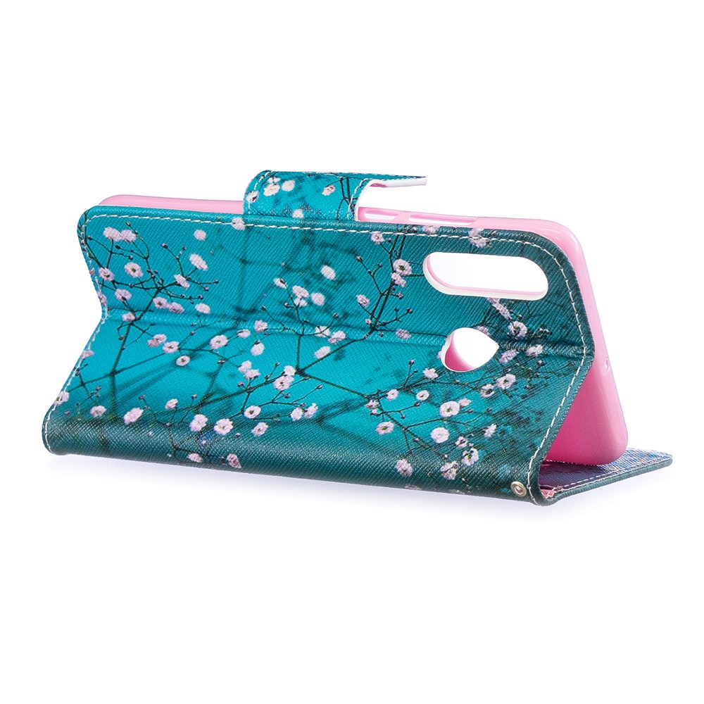 Pattern Printing Leather Mobile Cover for Huawei P30 Lite/nova 4e/P30 Lite New Edition - Wintersweet-4