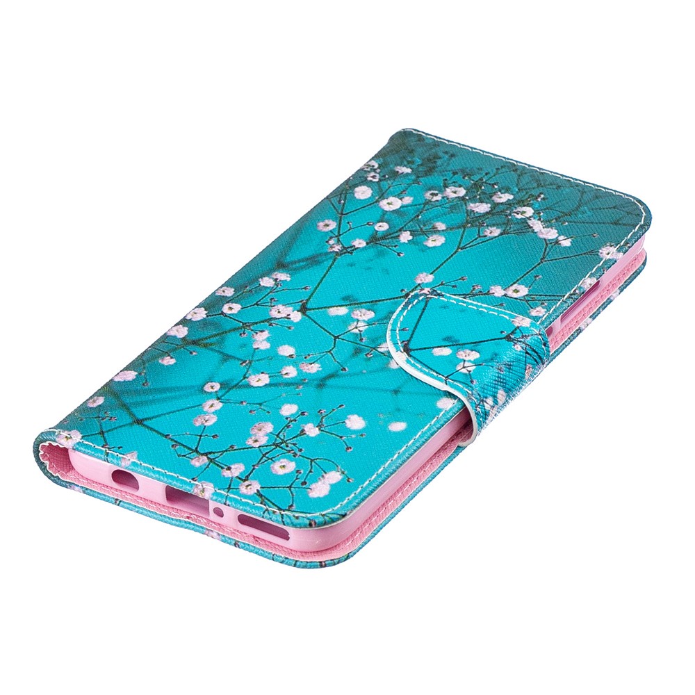 Pattern Printing Leather Mobile Cover for Huawei P30 Lite/nova 4e/P30 Lite New Edition - Wintersweet-6