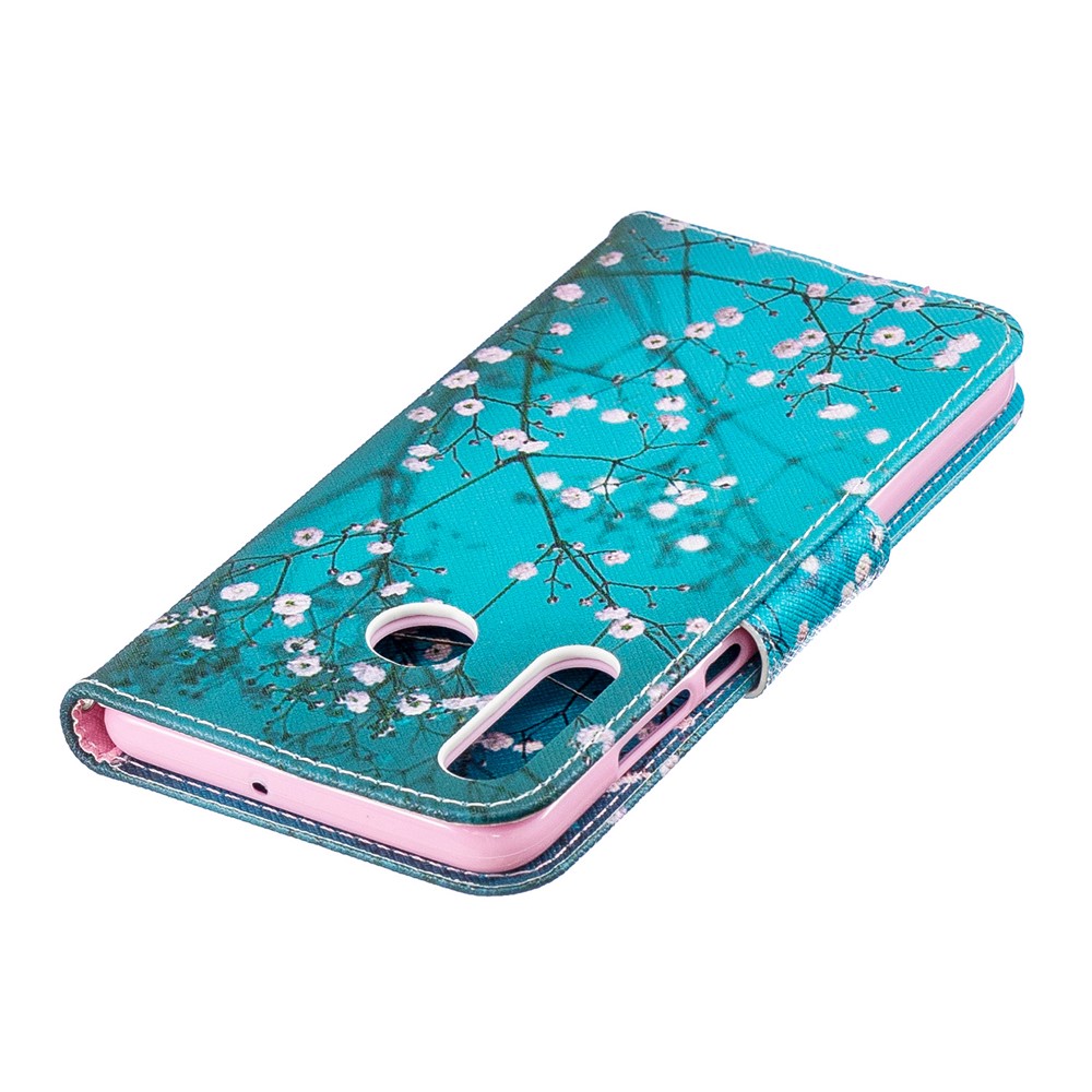 Pattern Printing Leather Mobile Cover for Huawei P30 Lite/nova 4e/P30 Lite New Edition - Wintersweet-7