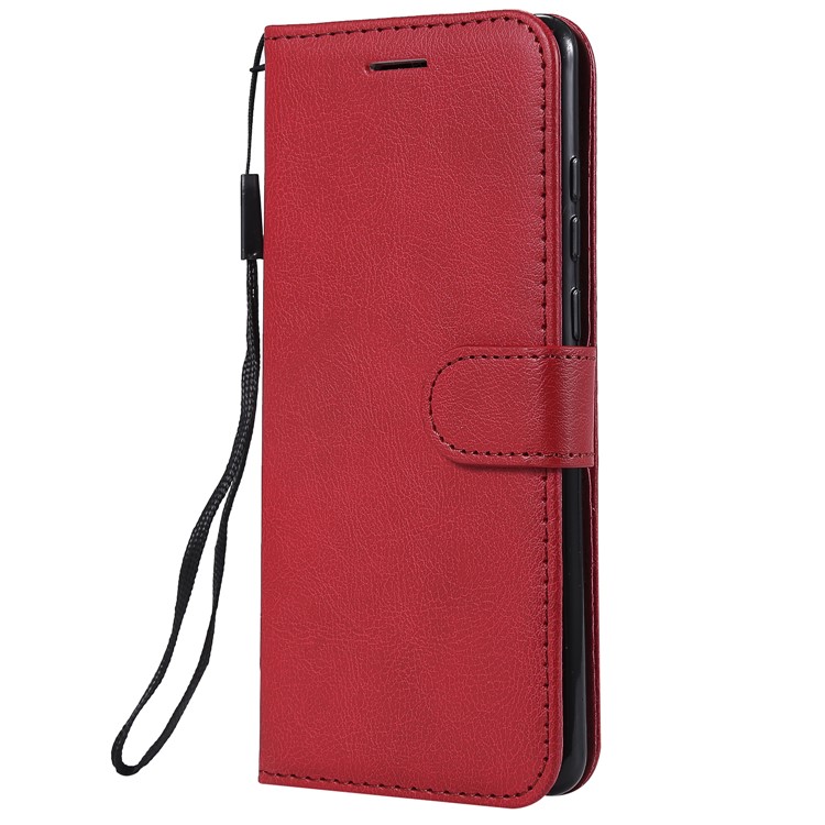 Wallet Leather Stand Cover for Huawei P30 - Red-4