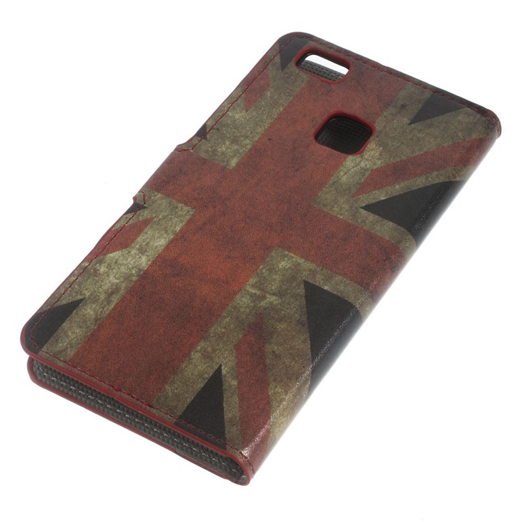 Stand Leather Wallet Cover for Huawei P9 Lite - Retro UK Union Jack-3