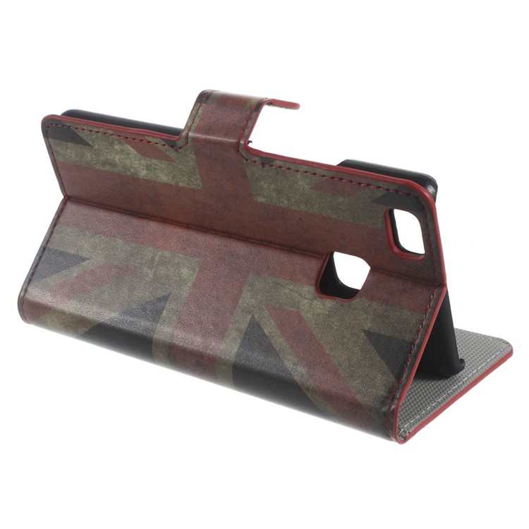 Stand Leather Wallet Cover for Huawei P9 Lite - Retro UK Union Jack-4