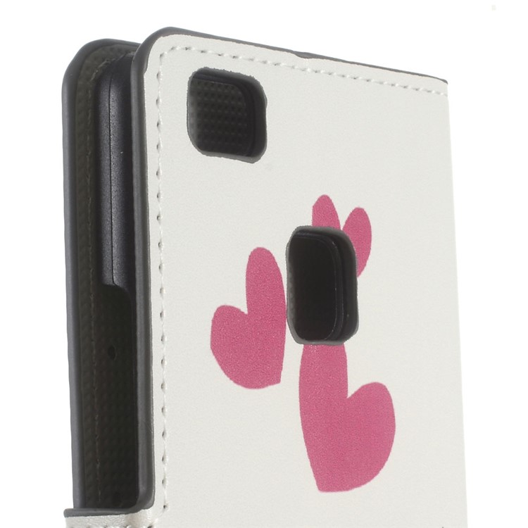 Stand Card Holder Leather Cover for Huawei P9 Lite - Sweet Owl Family-6