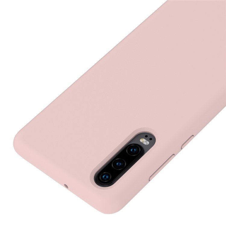 Liquid Silicone Protector Casing for Huawei P30 - Pink-2