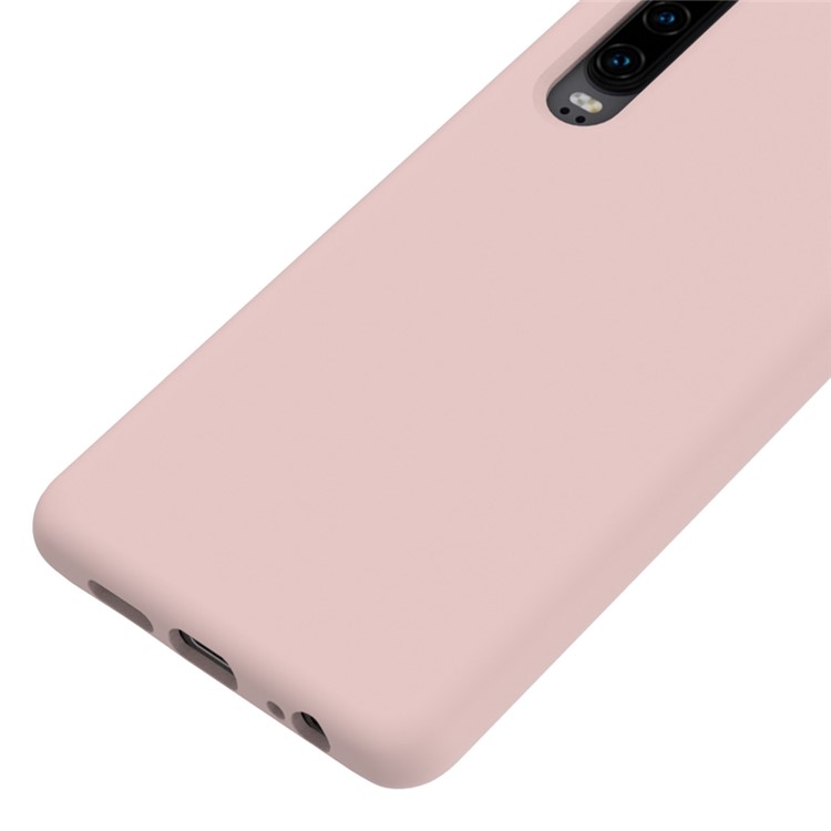 Liquid Silicone Protector Casing for Huawei P30 - Pink-3