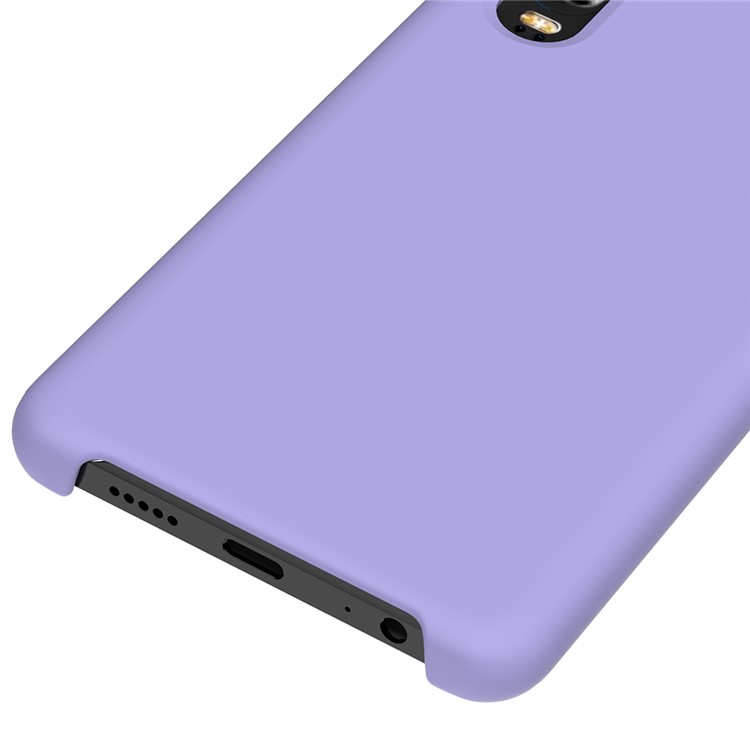Liquid Silicone Protector Back Cover for Huawei P30 - Purple-2