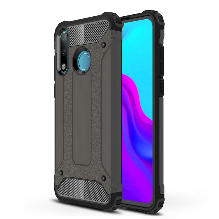 Heavy Duty Rugged Hybrid Phone Cover (Plastic + TPU) for Huawei P30 Lite - Bronze-1